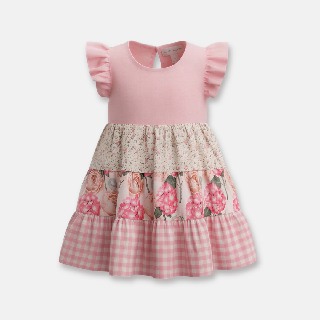 Girls Ivy Dress - Pretty Blossom