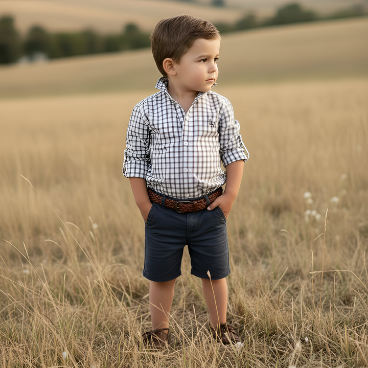 Boys Chino Shorts - Navy