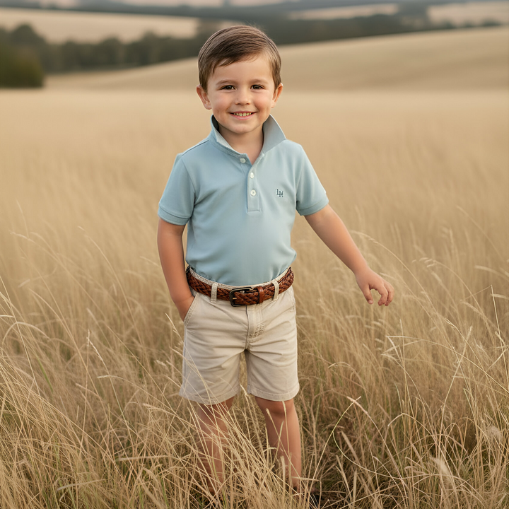 Boys Polo Shirt - Blue 26