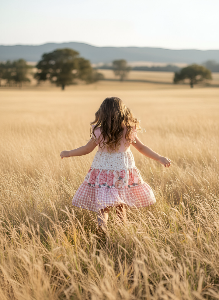 Girls Ivy Dress - Pretty Blossom