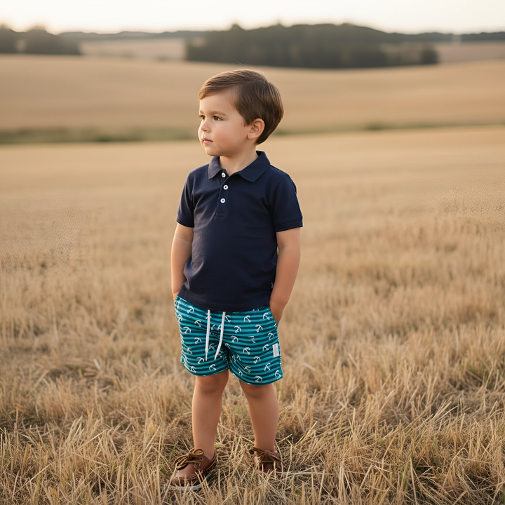 Boys Sonny Shorts - Coastal Anchors 26