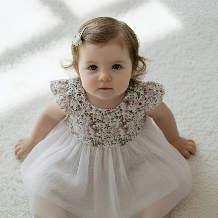 Baby Girls Lottie Dress - Pink Petite Floral