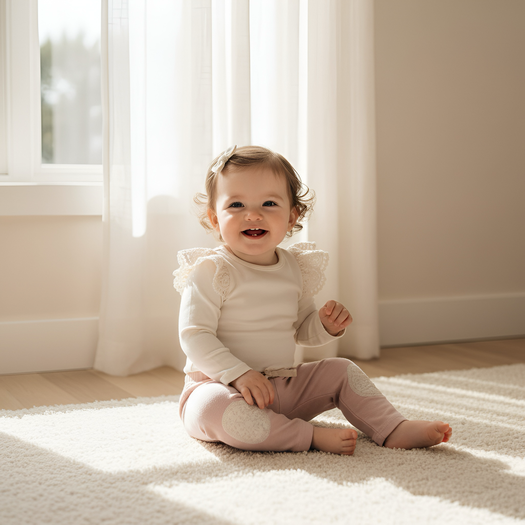 Baby Girls Comfy Pants - Pink
