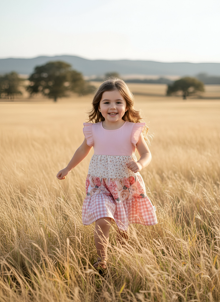 Girls Ivy Dress - Pretty Blossom