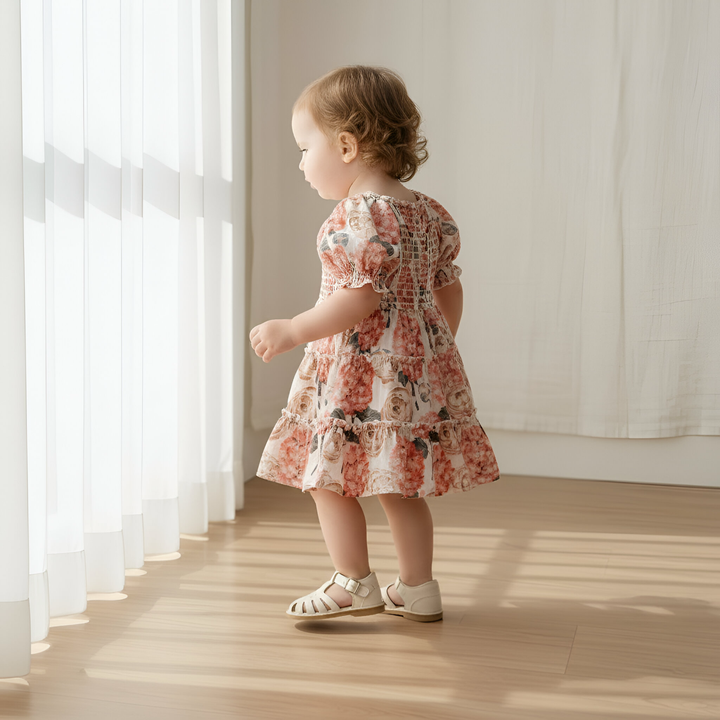 Baby Girls Daisy Dress -  Pink Blossom