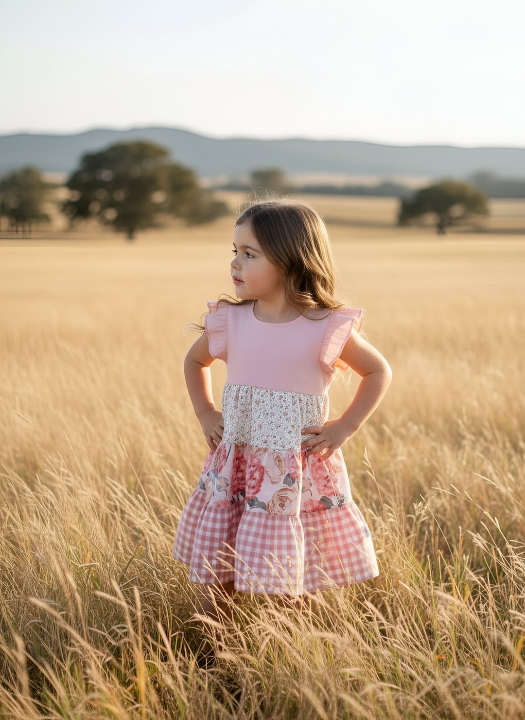 Girls Ivy Dress - Pretty Blossom
