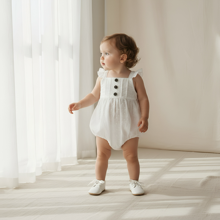Baby Girls Freya Playsuit - White