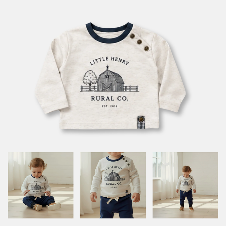 Baby Boys LS Graphic Tee - Rural Barn
