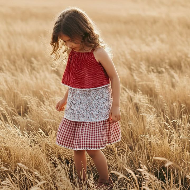Girls Sadie Dress -  Festive Floral