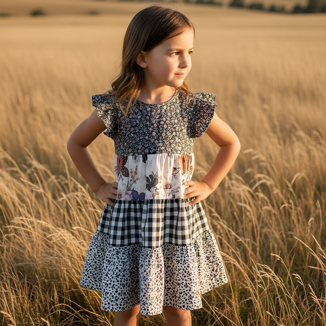 Girls Ivy Dress -  Meadow Floral