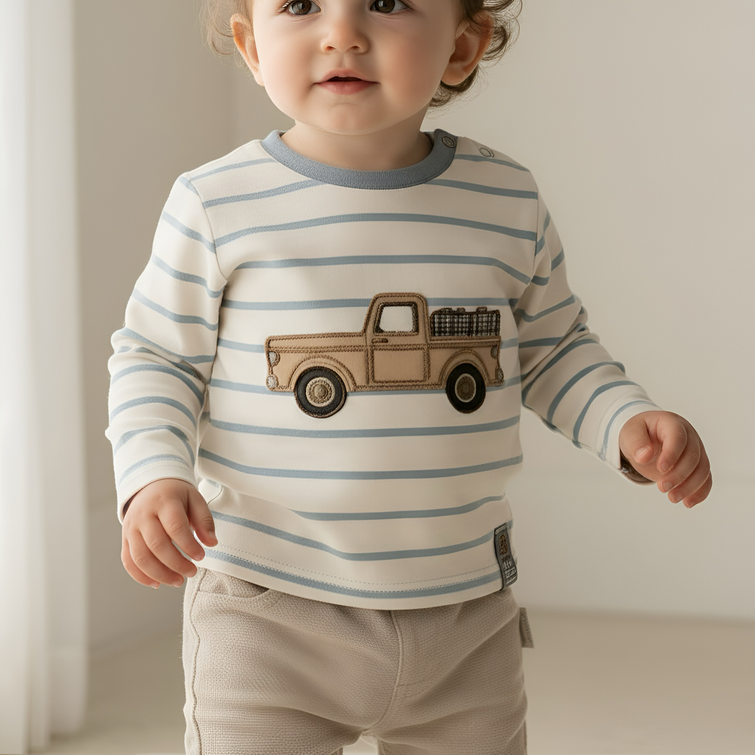 Boys LS Applique Tee - Old Ute