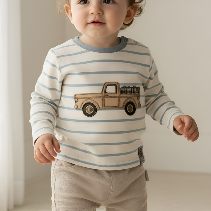 Boys LS Applique Tee - Old Ute