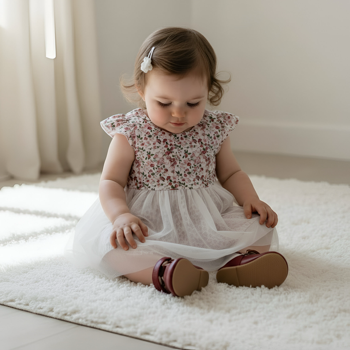 Baby Girls Lottie Dress - Pink Petite Floral