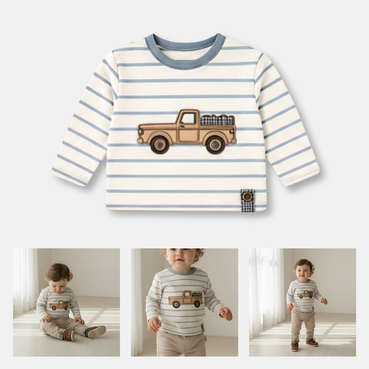Boys LS Applique Tee - Old Ute