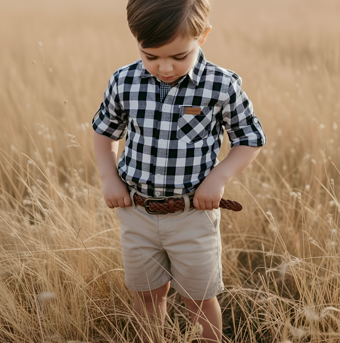 Boys Chino Shorts - Stone