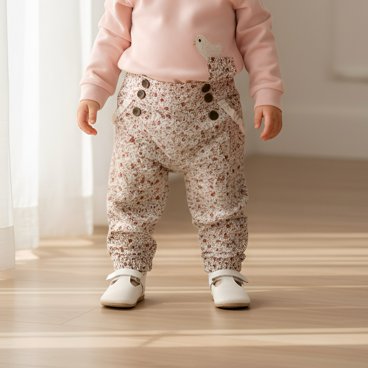 Baby Girls Harem Pants - Lovely Floral