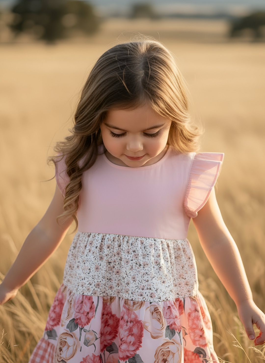 Girls Ivy Dress - Pretty Blossom