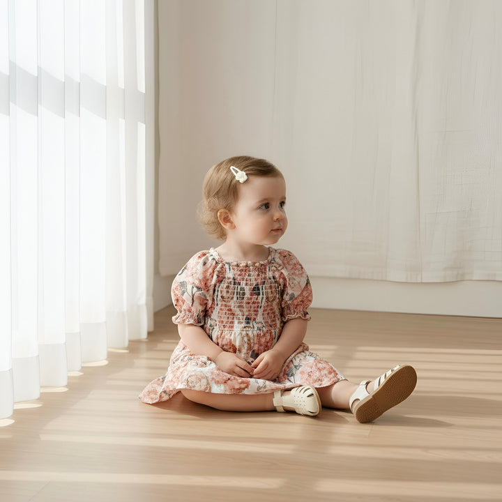 Baby Girls Daisy Dress -  Pink Blossom