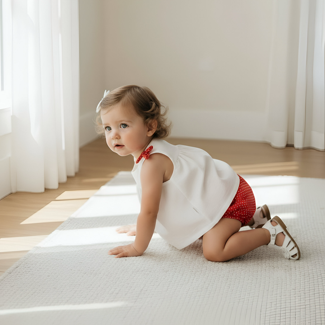 Baby Girls Amelia Top - White