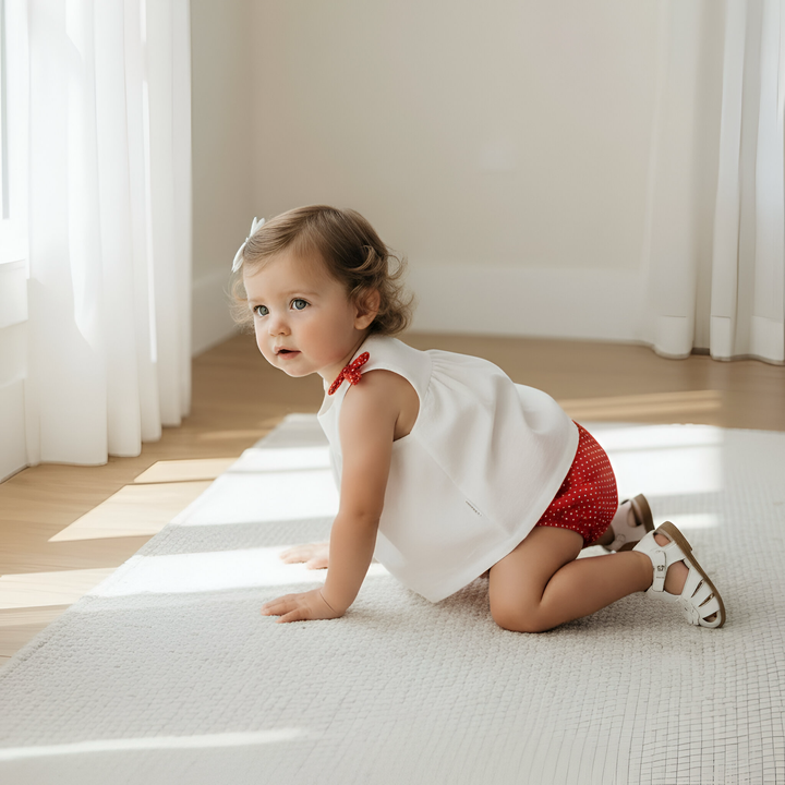 Baby Girls Amelia Top - White