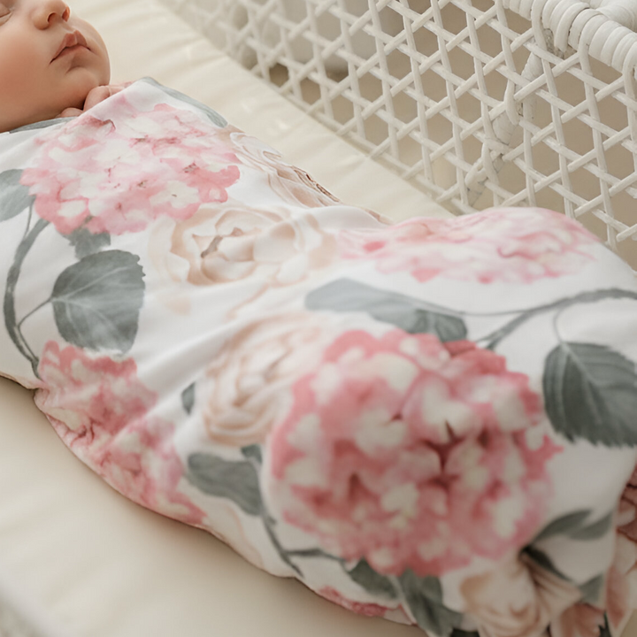 Girls Muslin Wrap - Pretty Blossom
