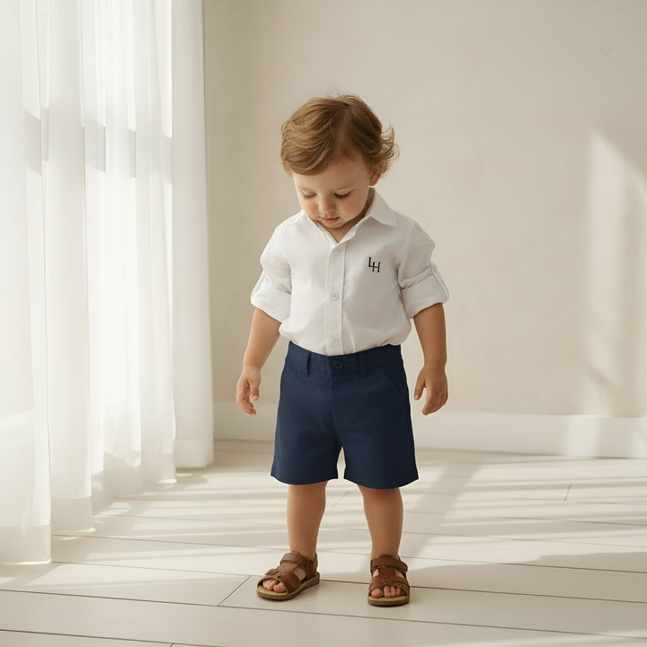 Baby Boys Chino Shorts - Navy 26