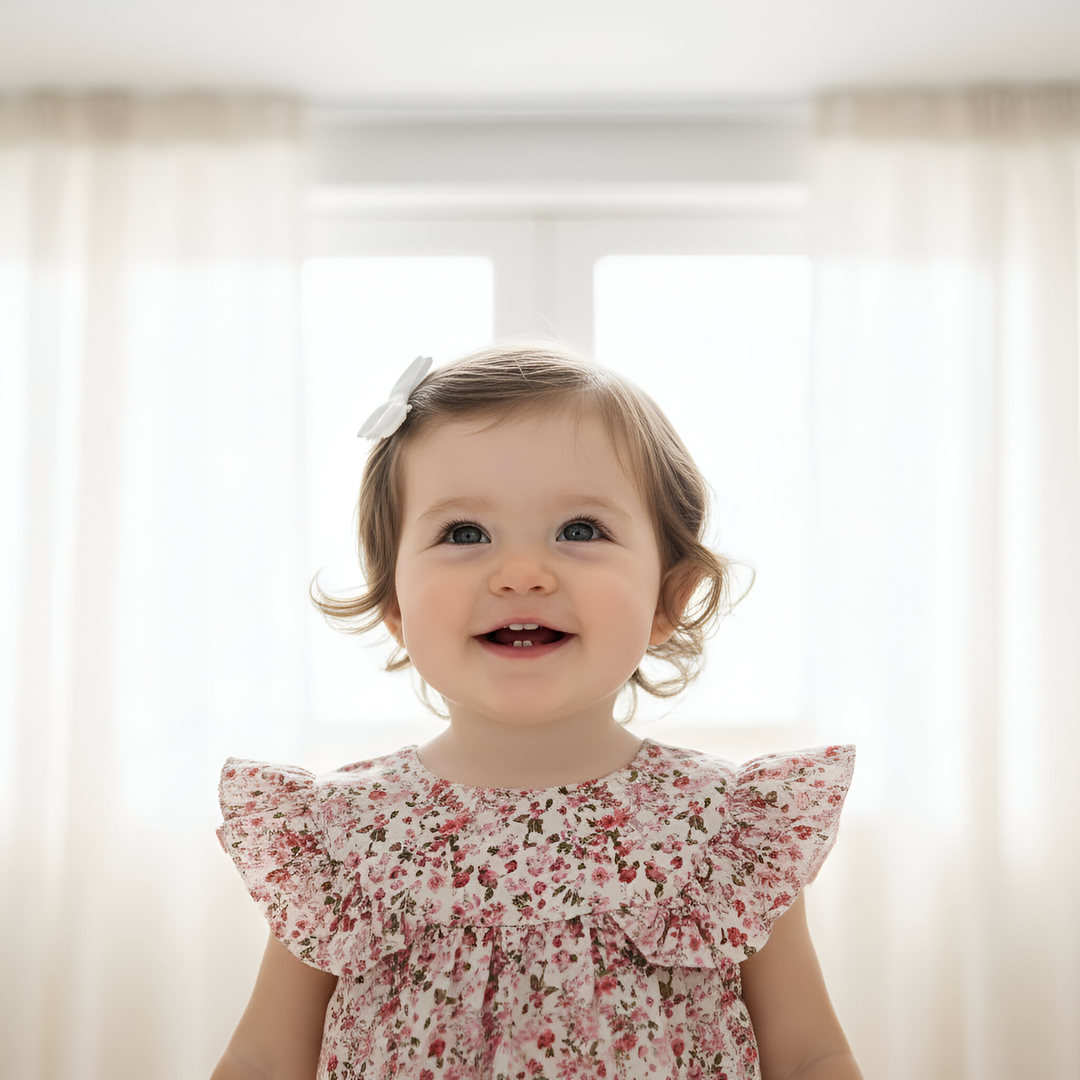 Baby Girls Tasmin Top - Pink Petite Floral