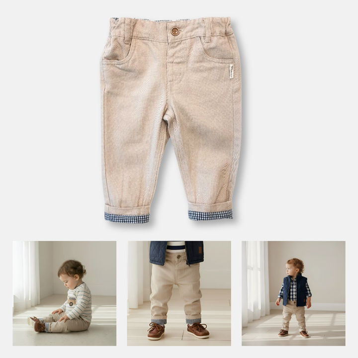 Baby Boys Chino Pant - Stone