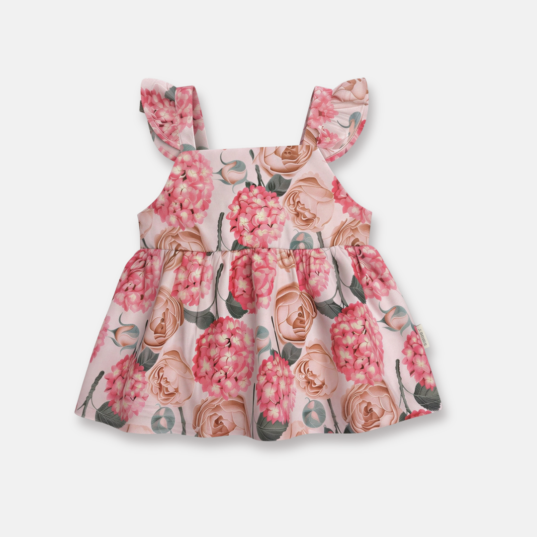 Girls Esme Top - Pink Blossom