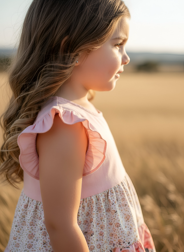 Girls Ivy Dress - Pretty Blossom
