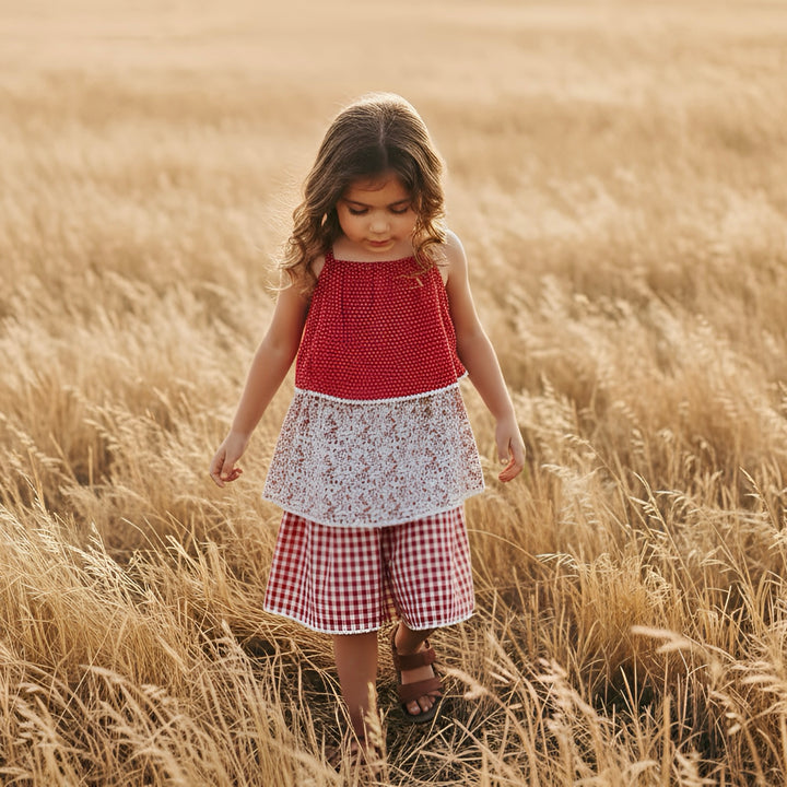 Girls Sadie Dress -  Festive Floral