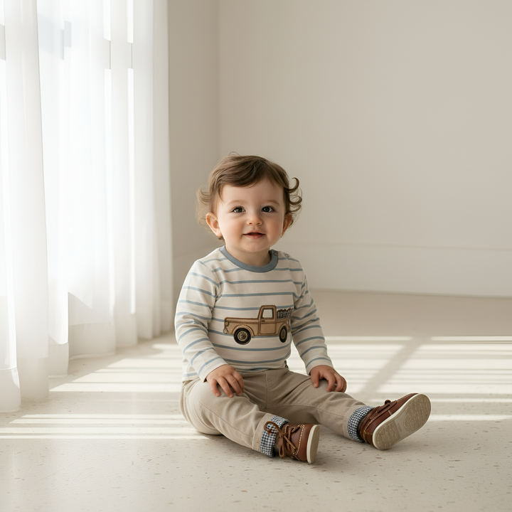 Boys LS Applique Tee - Old Ute