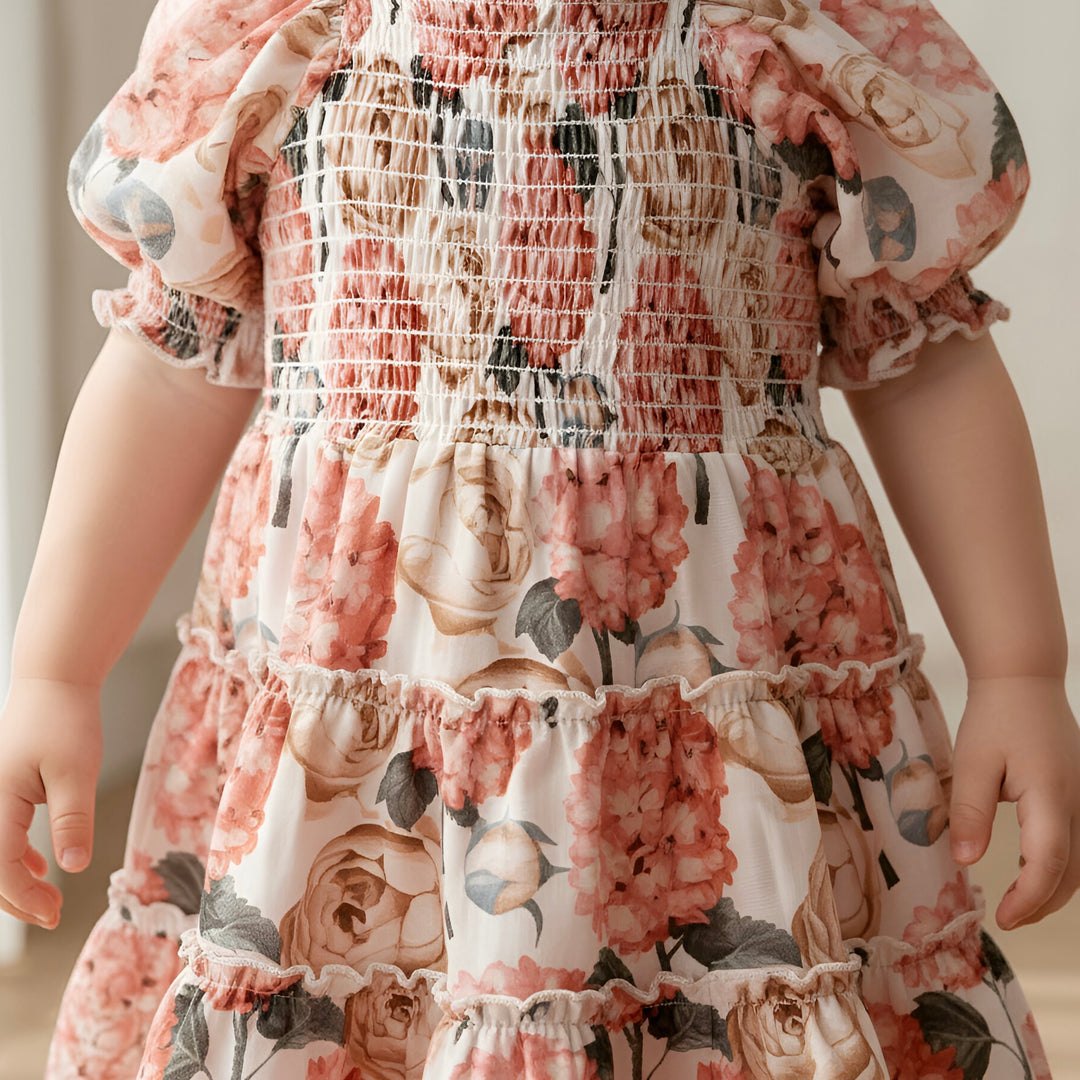 Baby Girls Daisy Dress -  Pink Blossom
