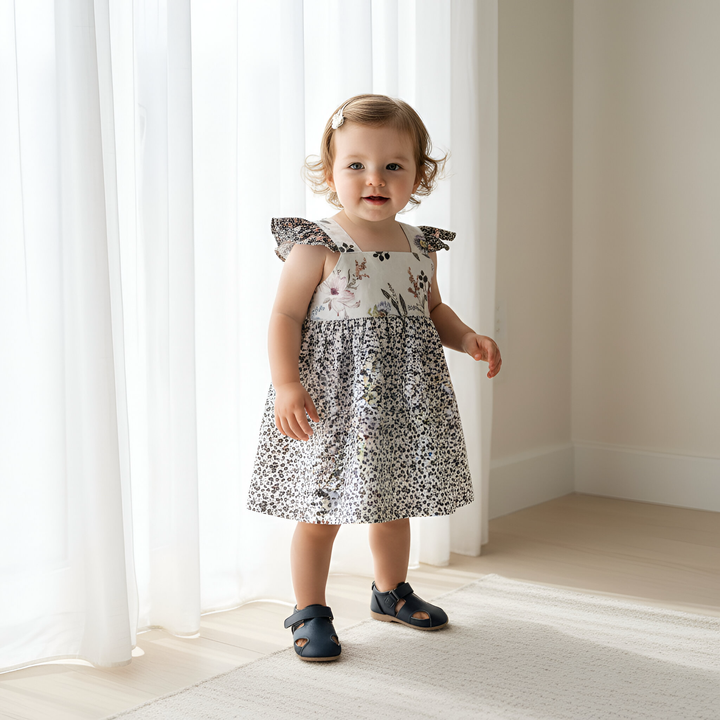 Baby Girls Hattie Dress -  Meadow Florals