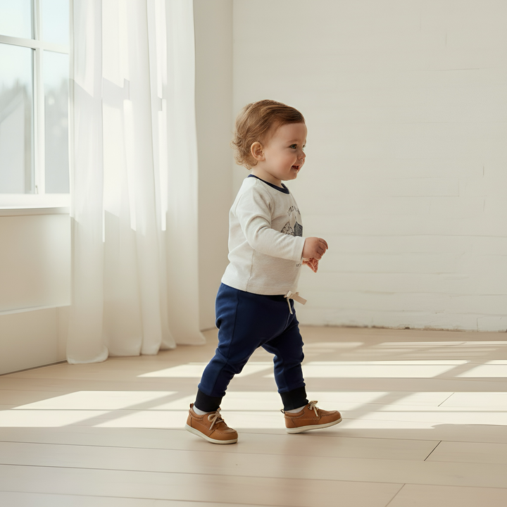 Baby Boys Comfy Pants - Navy