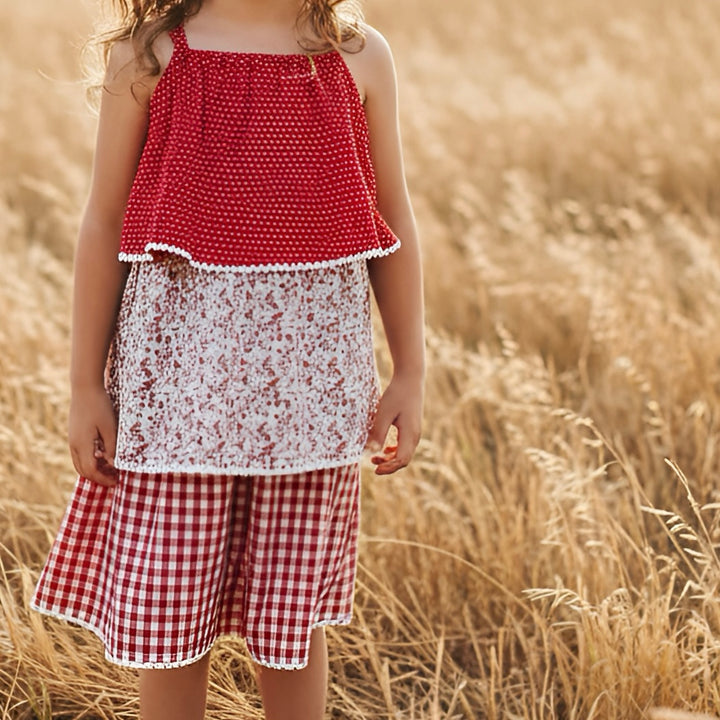 Girls Sadie Dress -  Festive Floral