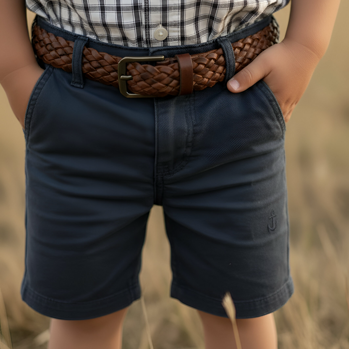 Boys Chino Shorts - Navy