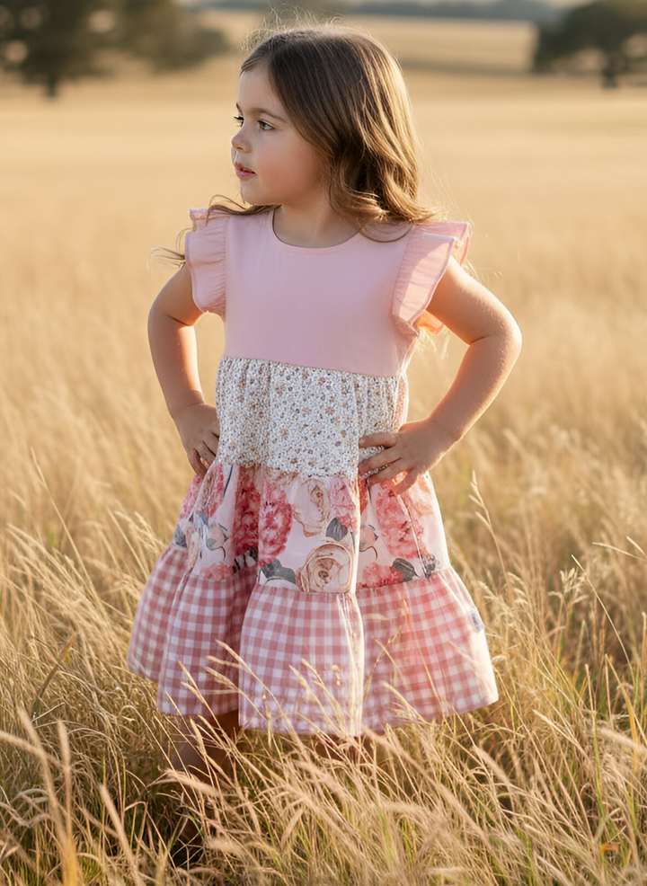 Girls Ivy Dress - Pretty Blossom