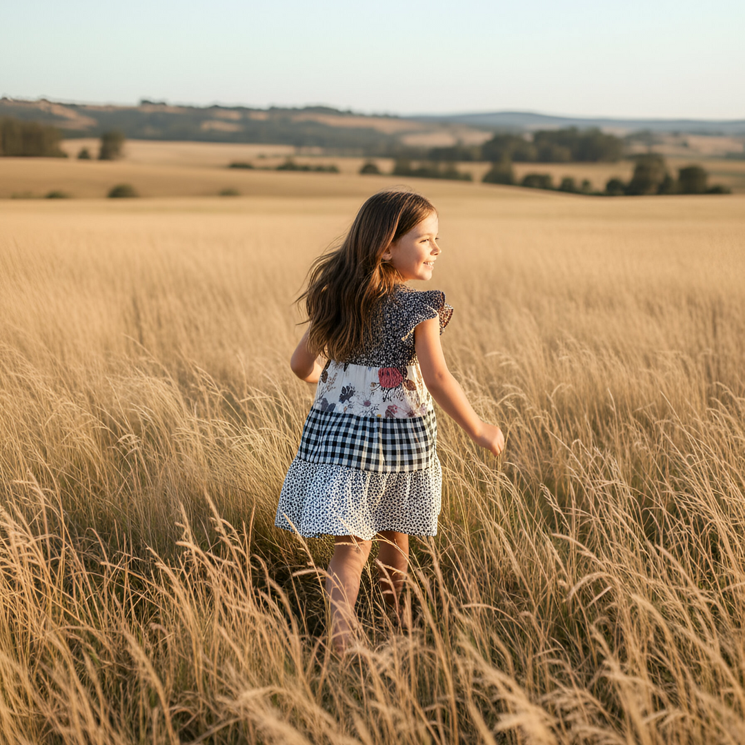 Girls Ivy Dress -  Meadow Floral