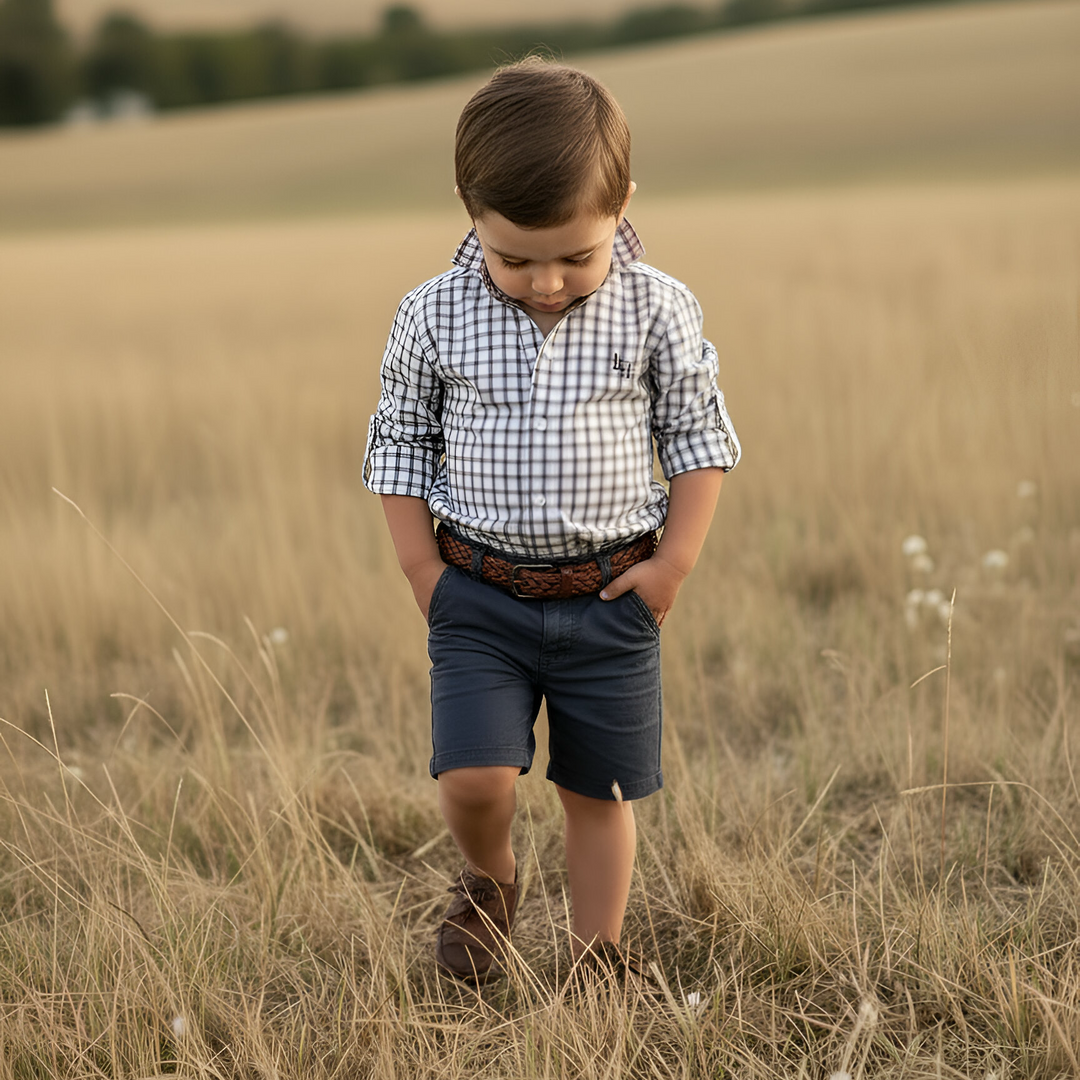 Boys Chino Shorts - Navy