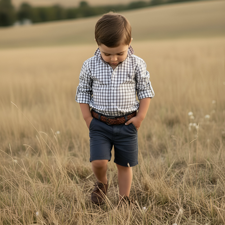 Boys Chino Shorts - Navy