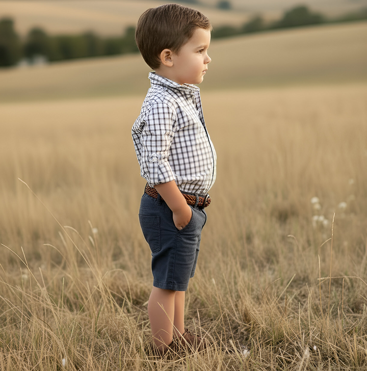 Boys Chino Shorts - Navy