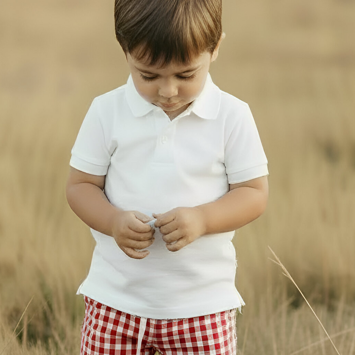 Boys Polo Shirt - White