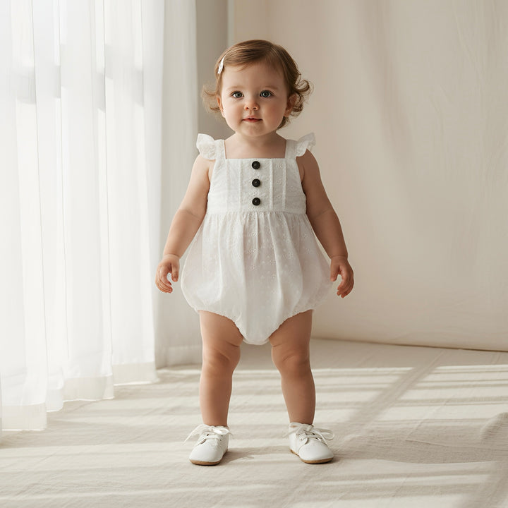 Baby Girls Freya Playsuit - White