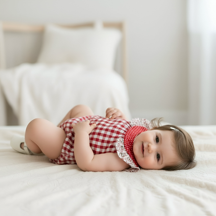 Baby Girls Neve Playsuit - Pink Petite Floral