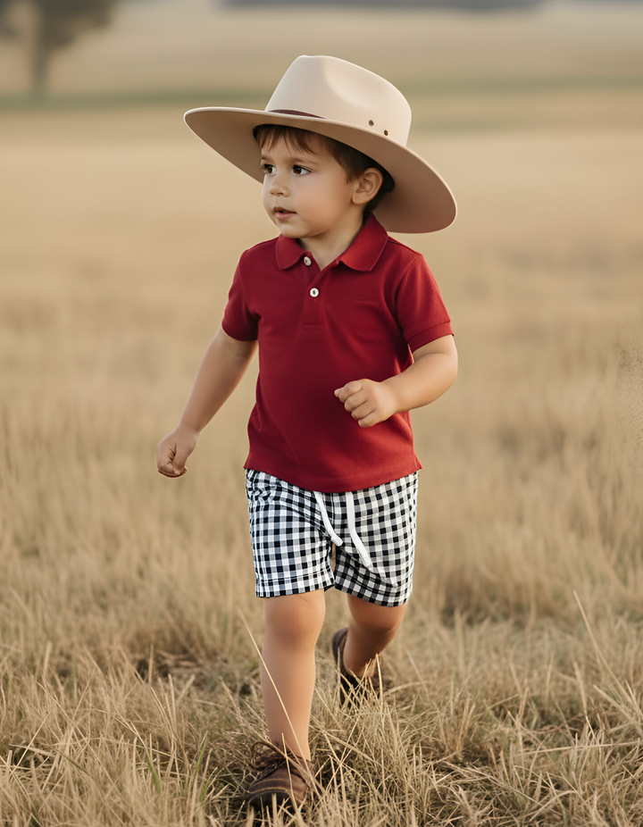 Boys Polo Shirt - Red