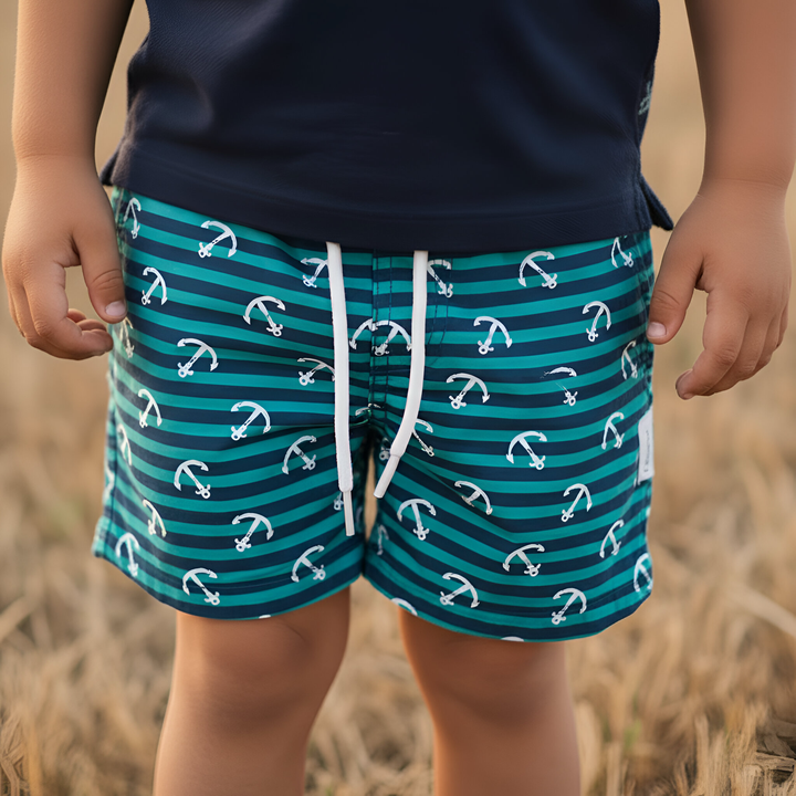 Boys Sonny Shorts - Coastal Anchors 26