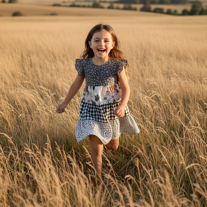 Girls Ivy Dress -  Meadow Floral