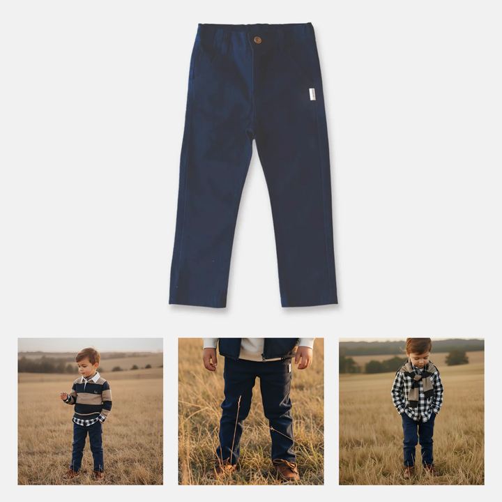 Boys Chino Pant - Navy