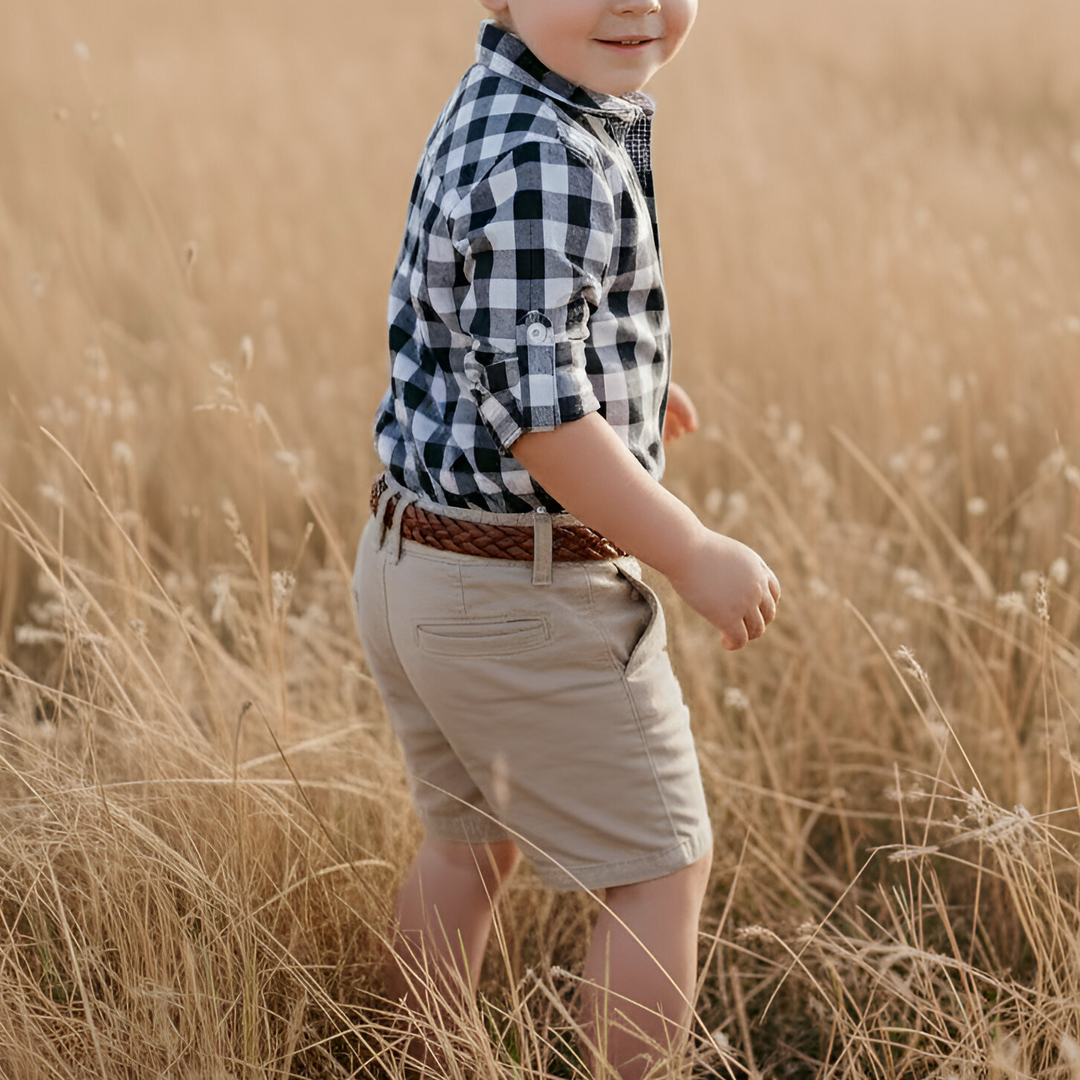 Boys Chino Shorts - Stone